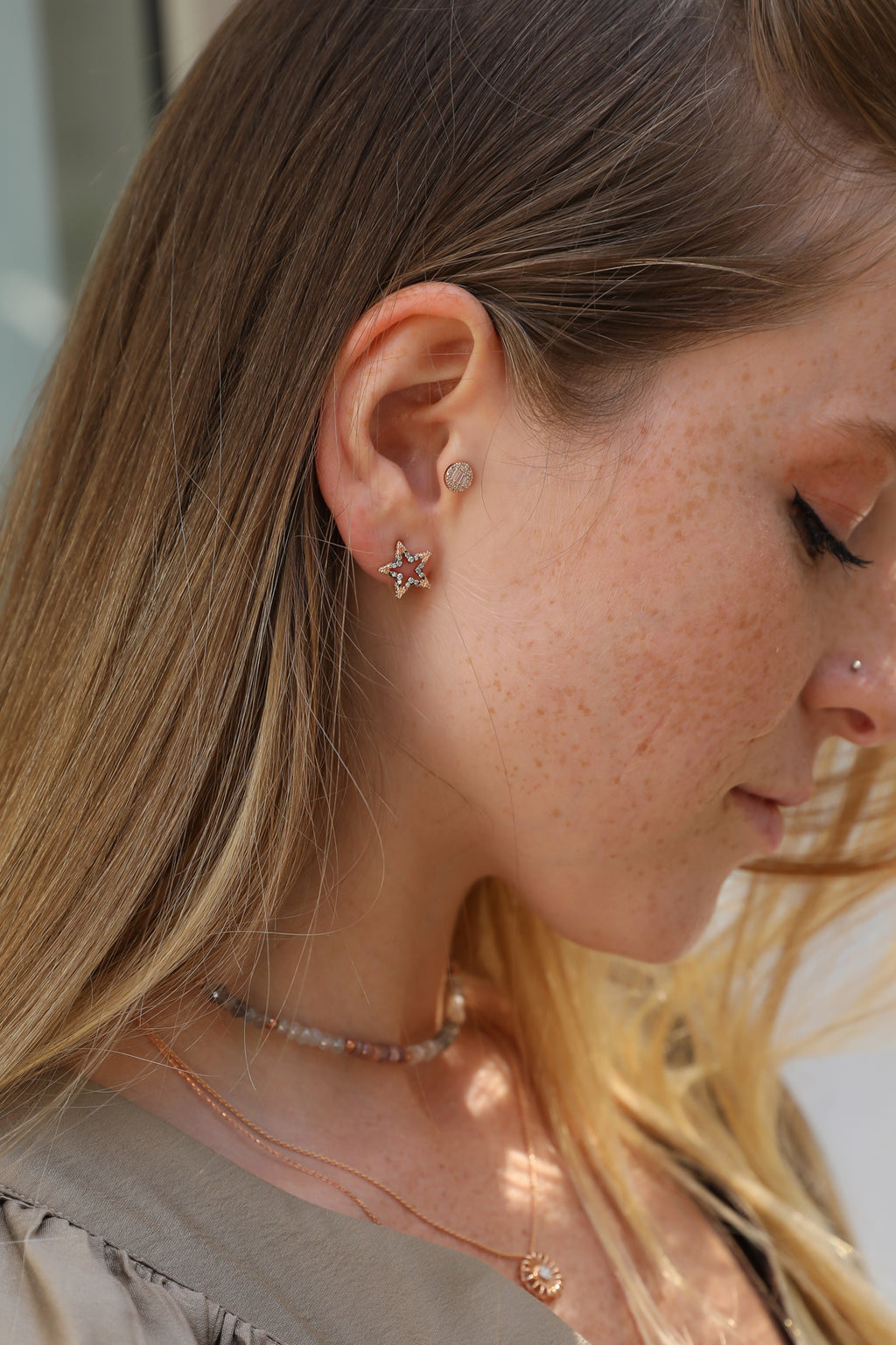 Moon Choker Altın Kolye