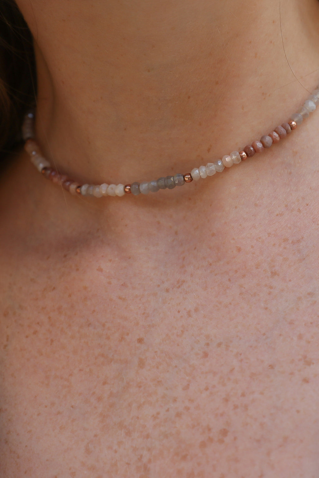 Moon Choker Altın Kolye